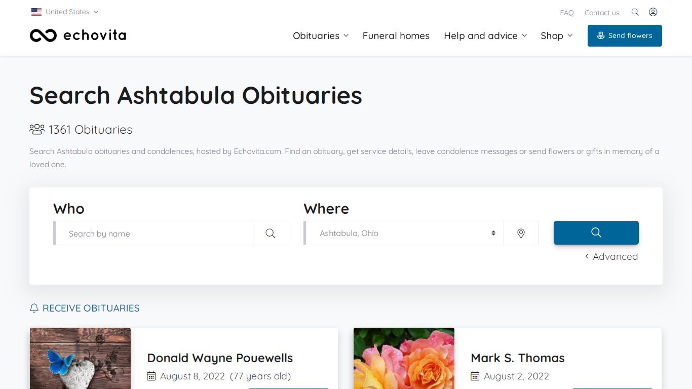 Ashtabula Obituaries - Latest Obituaries in Ashtabula OH